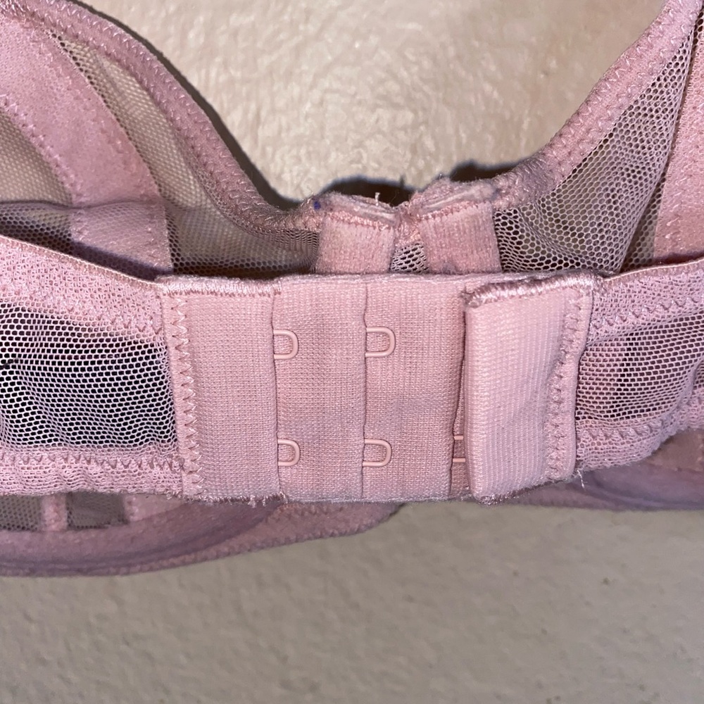 Victoria's Secret Light Pink Strappy Mesh Balconet Bra - Picture 6 of 10